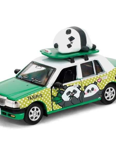 Tiny City Die-cast 1/64 - Tiny x Panda Friends Toyota Crown Comfort Taxi (NT)