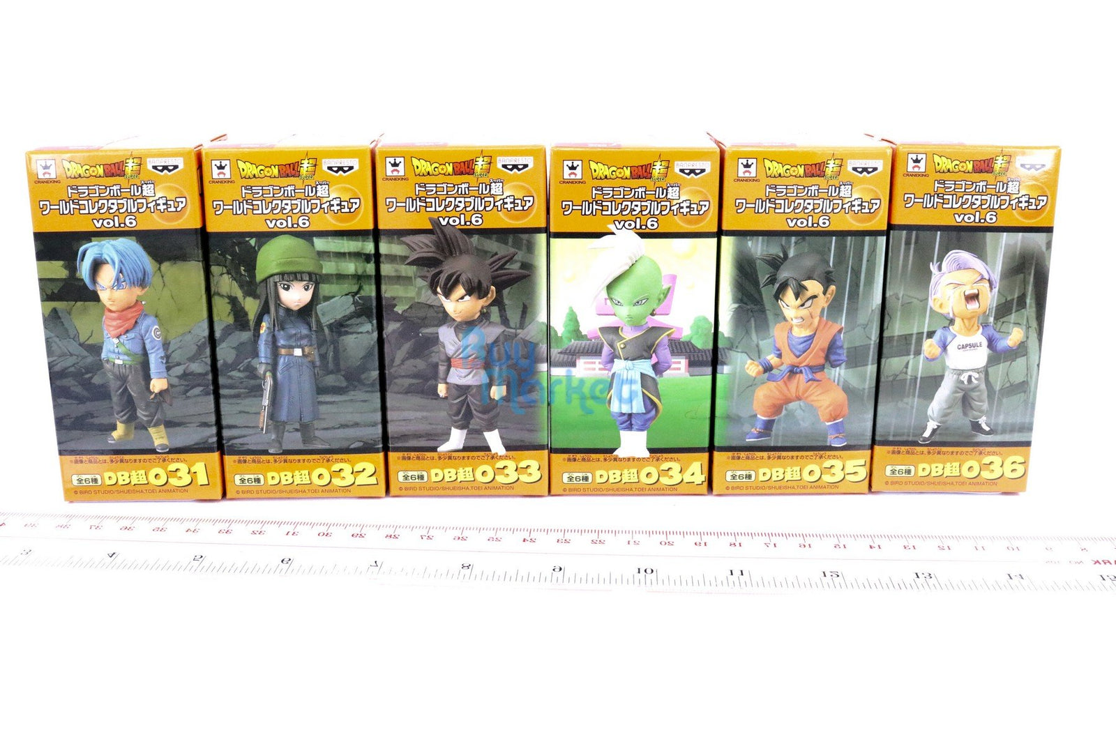 Banpresto DragonBall Super Z WCF World Collection Figure Vol.6 Set of 6 Japan