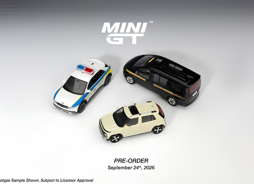 Load image into Gallery viewer, (Pre-order) Mini GT #1385 Hyundai Casper Butter Cream Yellow Pearl Diecast Model
