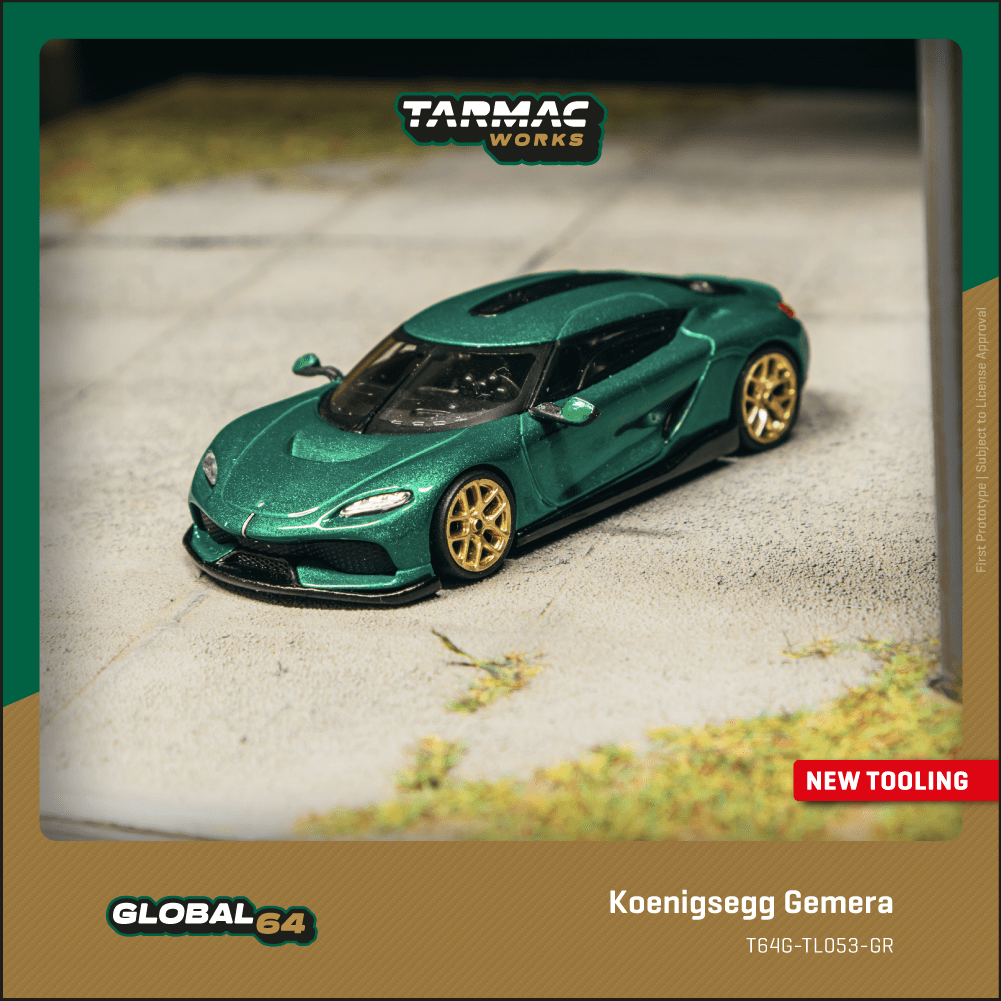 Tarmac Works 1:64 Koenigsegg Gemera  Green Die-cast Model Car