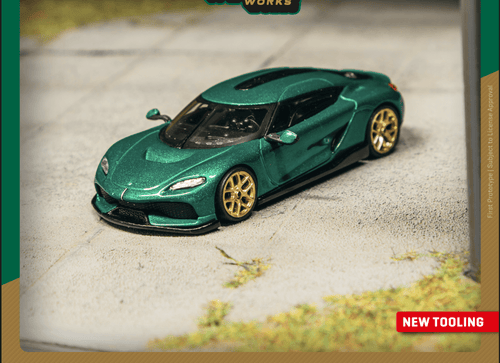Load image into Gallery viewer, Tarmac Works 1:64 Koenigsegg Gemera  Green Die-cast Model Car
