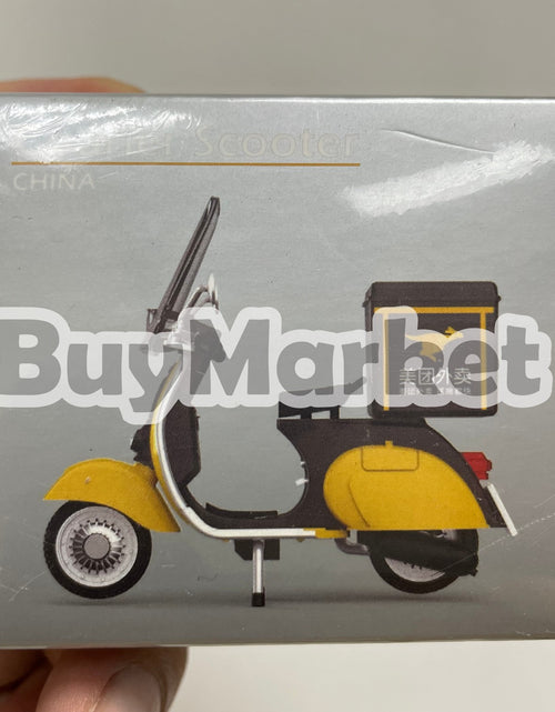 Load image into Gallery viewer, Tiny City Die-cast Model Car China Meituan Delivery Courier Scooter LIMITED Ver.
