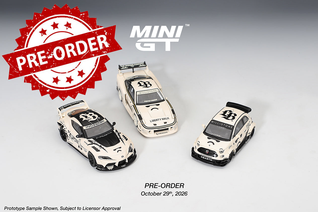 (Pre-order) Mini GT INOZETEK x TBC Set 2026 Show Edition 3X Car Set