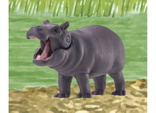 Load image into Gallery viewer, Takara Tomy ANIA animal Action Mini Figure - AC-09 Hippo (Child)
