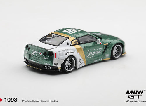 Load image into Gallery viewer, (Pre-order) Mini GT #1093 LB Nissan GT-R (R35) Type 1 Ducktail Auto Finesse LHD
