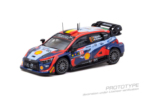 Load image into Gallery viewer, (Pre-order) Tarmac Works 1/64 Hyundai i20 N Rally1 Hybrid WRC Central European
