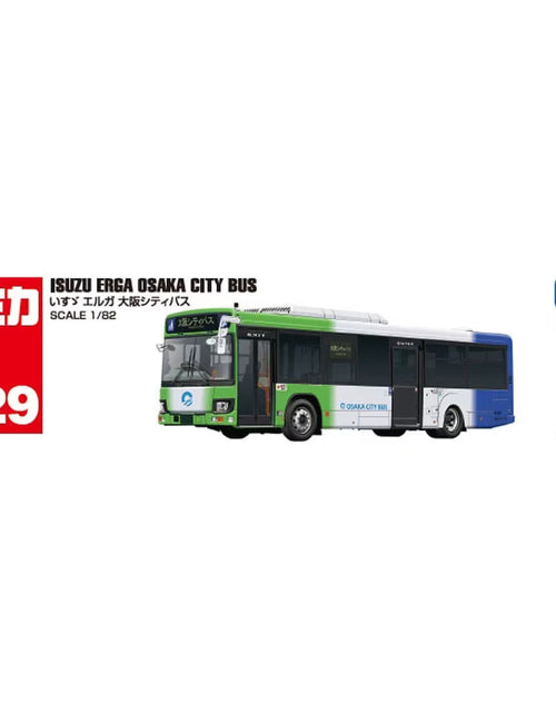 Load image into Gallery viewer, Takara Tomy Tomica #129 1/82 Isuzu Erga Osaka City Bus Diecast model car
