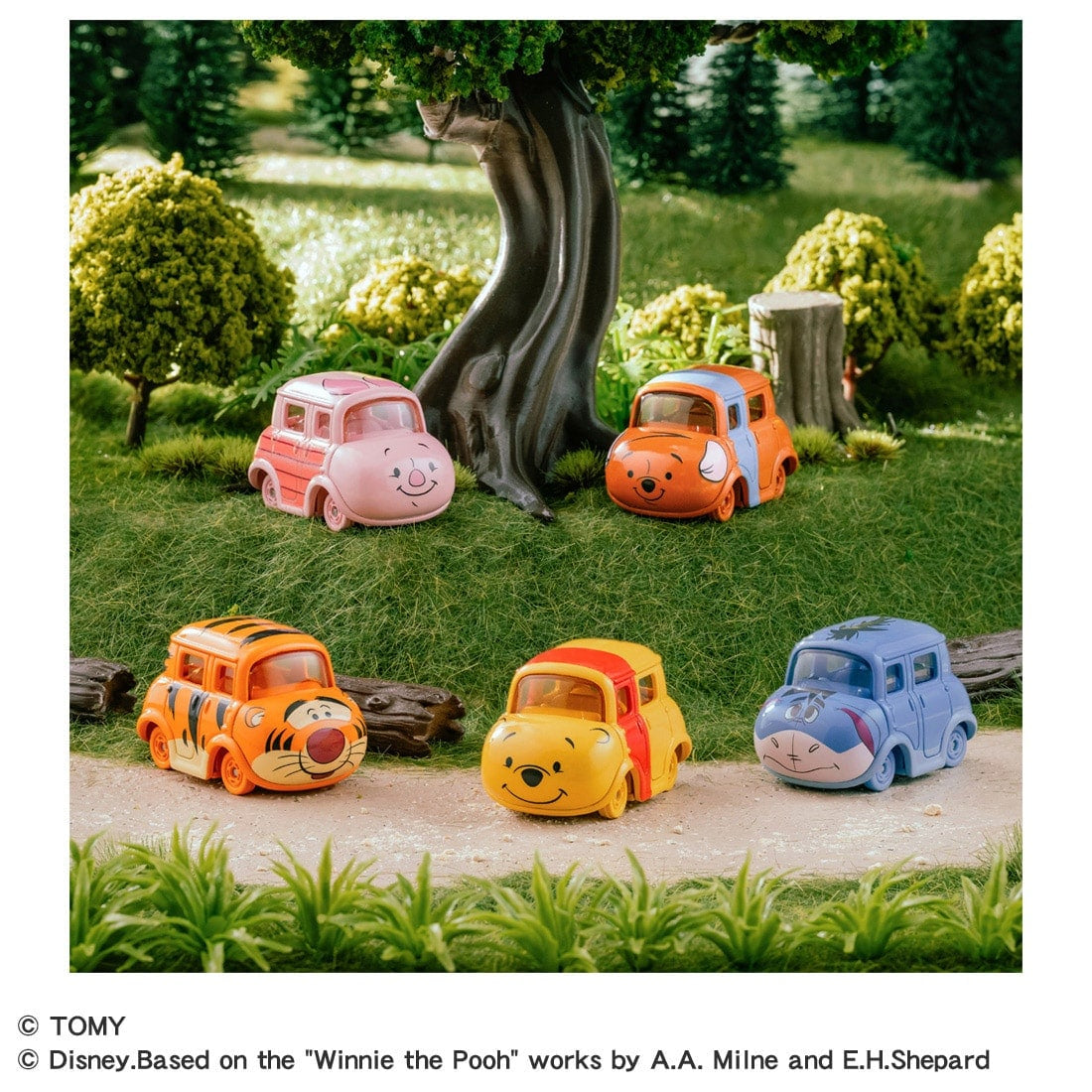 Takara Tomy Dream Tomica Winnie the Pooh & Friends Set (5 Cars Set)
