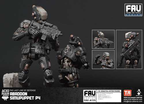 Load image into Gallery viewer, Acid Rain x Toy Alliance FAV-A135 Abaddon Simupuppet P4 Figure Set
