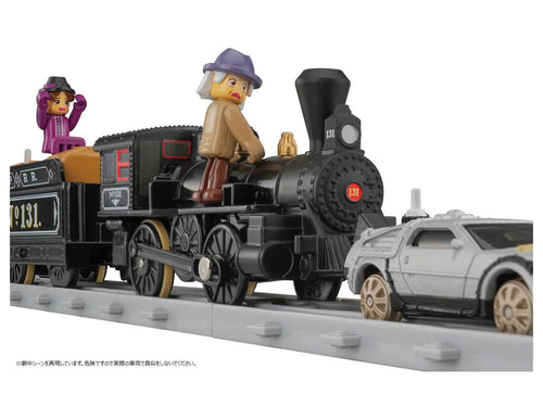 Load image into Gallery viewer, Takara Tomy Plarail Back to the Future Pt3 Steam Locomotive No.131 Time Machine

