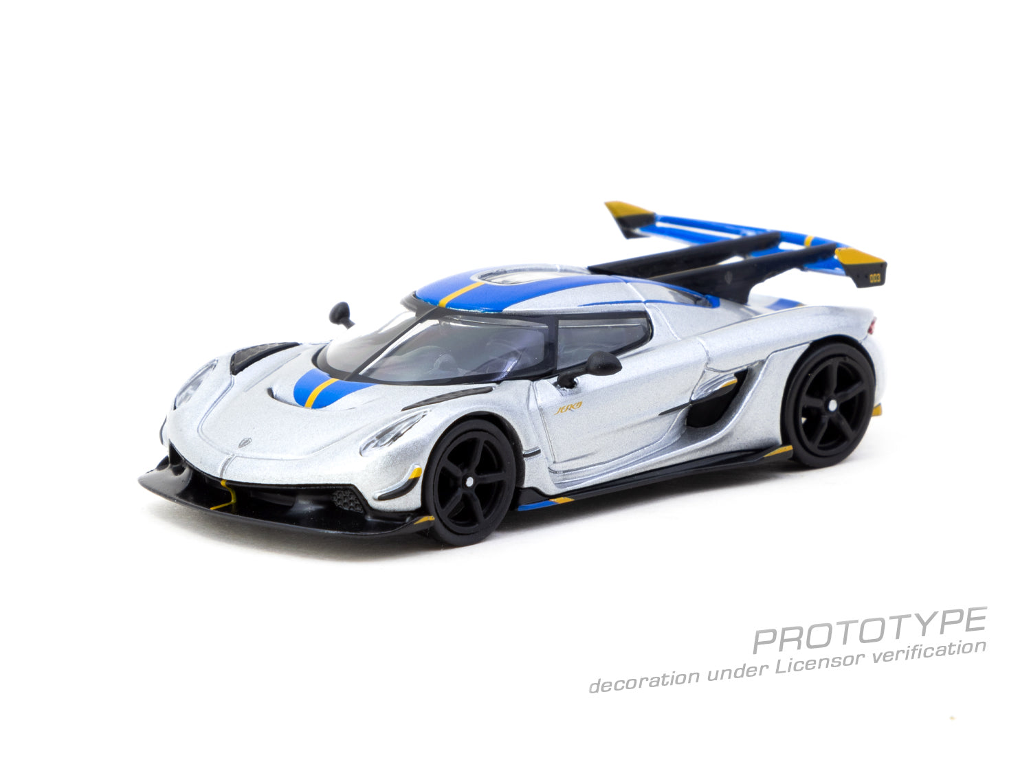 Tarmac Works 1/64 Koenigsegg Jesko Attack Silver Diecast Model Car