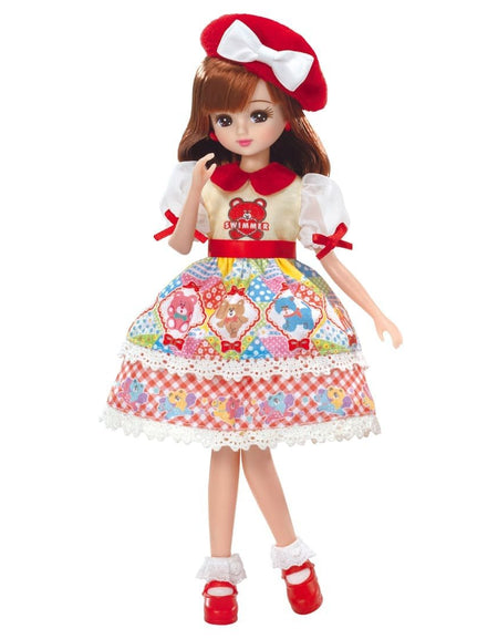 Takara Tomy Licca Chan Doll Set - LD-16 SWIMMER Daisuki Licca