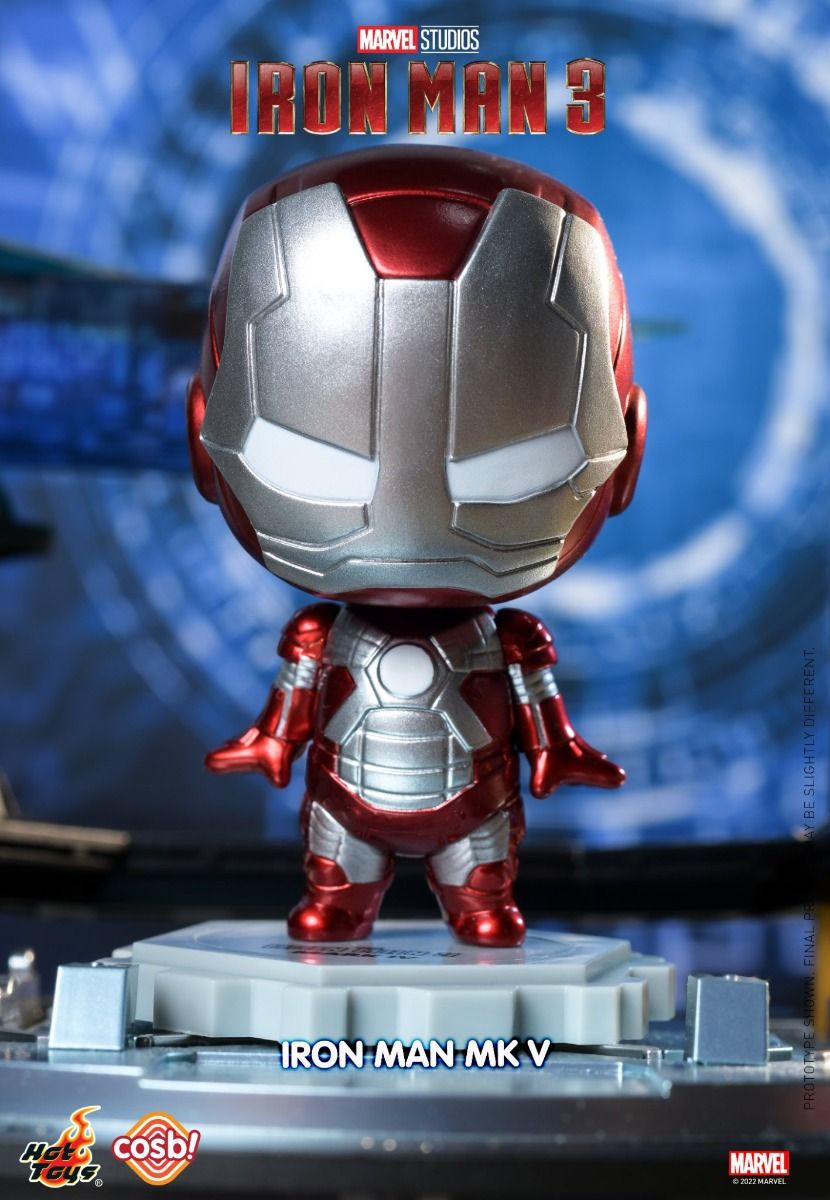 Hot Toys Cosbi Bobble-Head Collection Marvel Studios: Iron Man 3 (set of 8)