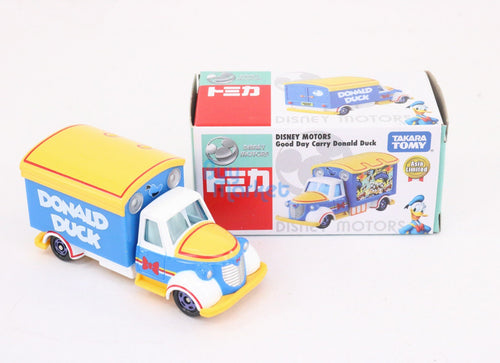 Load image into Gallery viewer, Takara Tomy Disney Motors Goodday Carry Donald Duck Special Diecast toy car new
