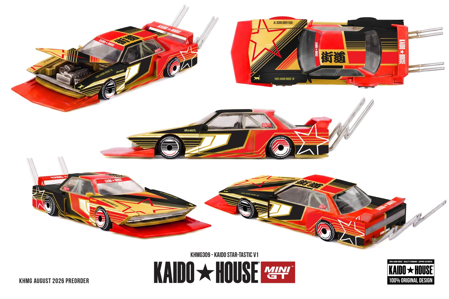 (Pre-order) Mini GT Kaido House #303 KAIDO STAR TASTIC V1 Diecast Model Car