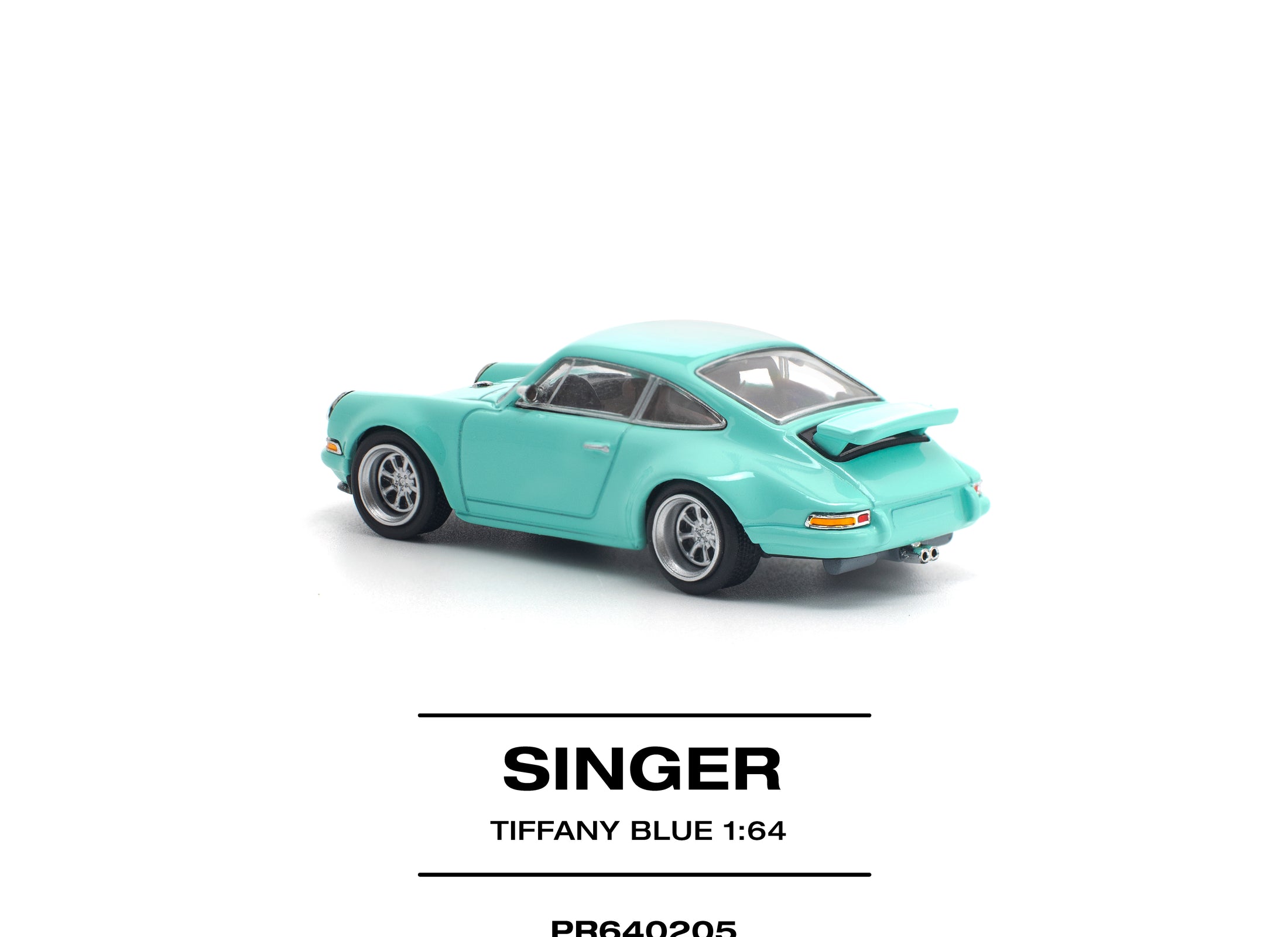 (Pre-order) POPRACE 1/64 SINGER 964  BLUE Diecast Model Car
