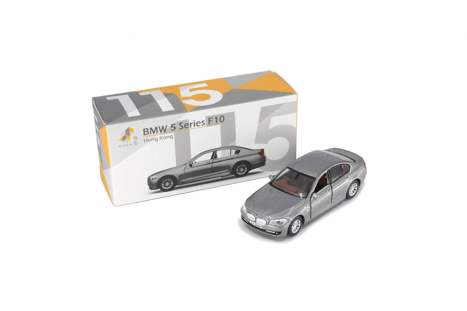 TINY City Hong Kong #115  BMW 5 Series F10 Grey KV2556 diecast car