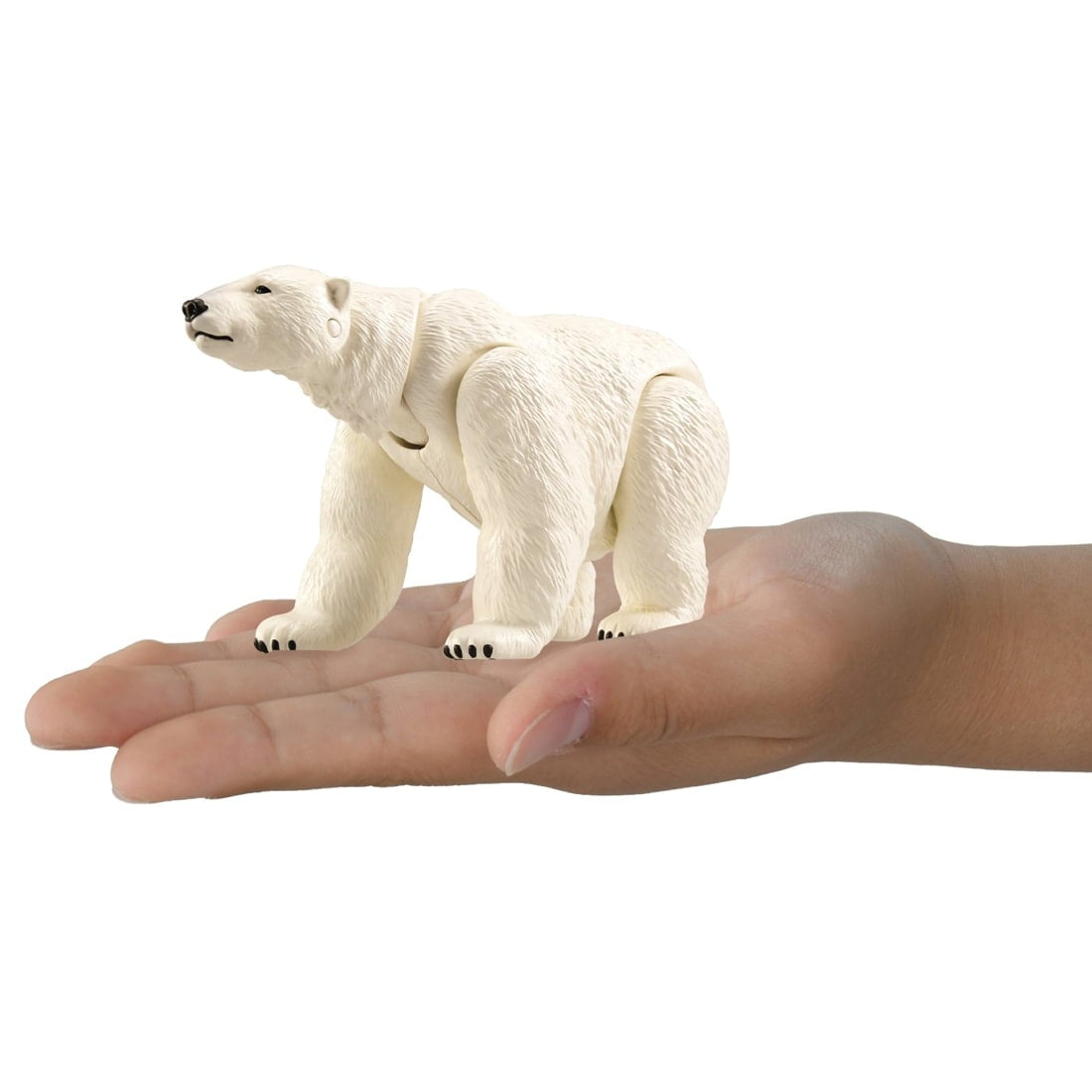 Takara Tomy Ania AL-35 Polar Bear Floating Ver Animal Figure Toy Water Play
