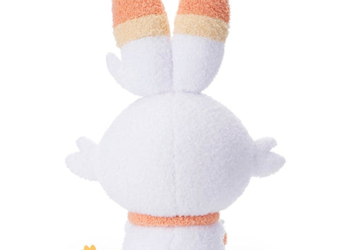 Load image into Gallery viewer, Takara Tomy Pokemon Soft Plush Toy Pokepeace Basic Scorbunny w/ mini Plush Ver

