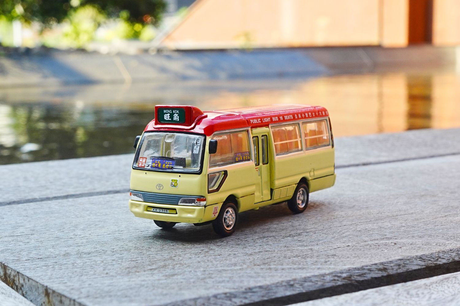 Tiny City 08 Die-cast Model Car - Toyota Coaster Red Mini Bus (XR2388)