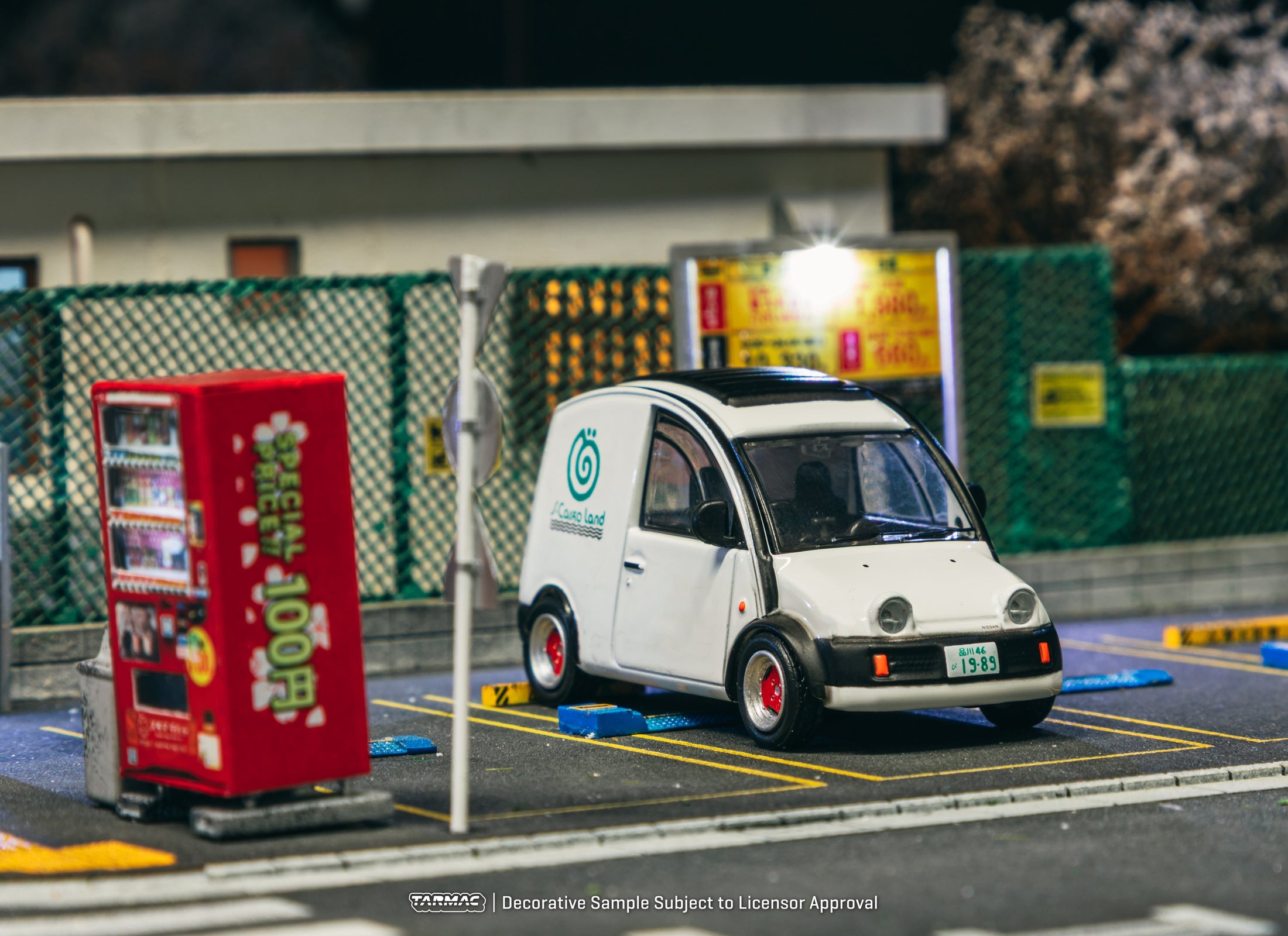 Tarmac Works 1/64 Nissan S-Cargo White Diecast Model Car