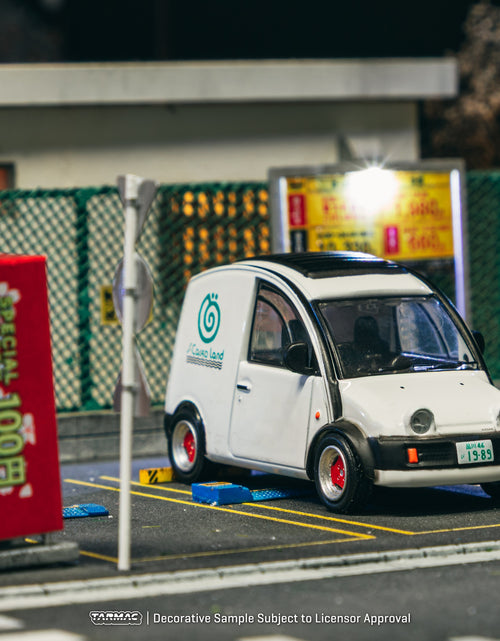 Load image into Gallery viewer, Tarmac Works 1/64 Nissan S-Cargo White Diecast Model Car
