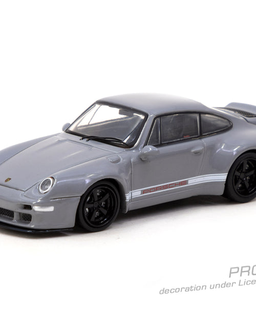 Load image into Gallery viewer, Tarmac Works 1/64 993 Remastered By Gunther Werks Grey Diecast Model
