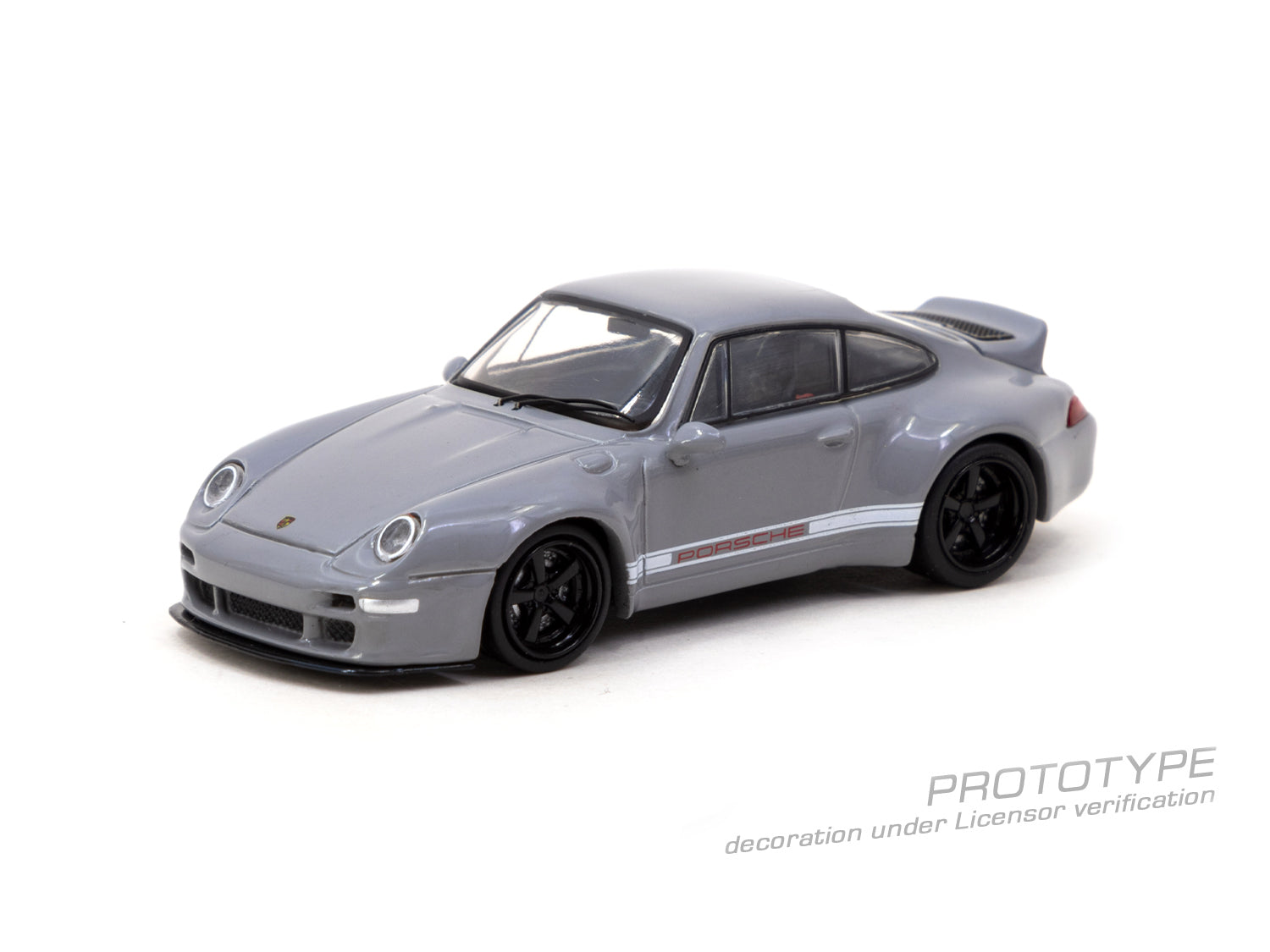 Tarmac Works 1/64 993 Remastered By Gunther Werks Grey Diecast Model