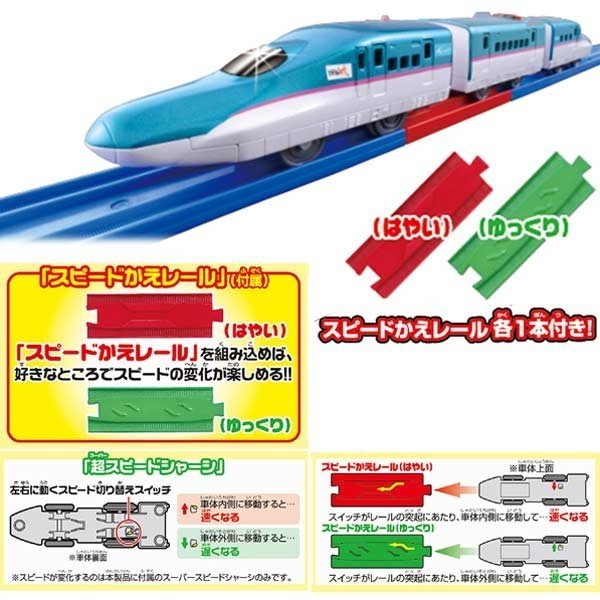 Takara Tomy Plarail S-16 Series E5 Hayabusa High Speed Train Japan trackmaster