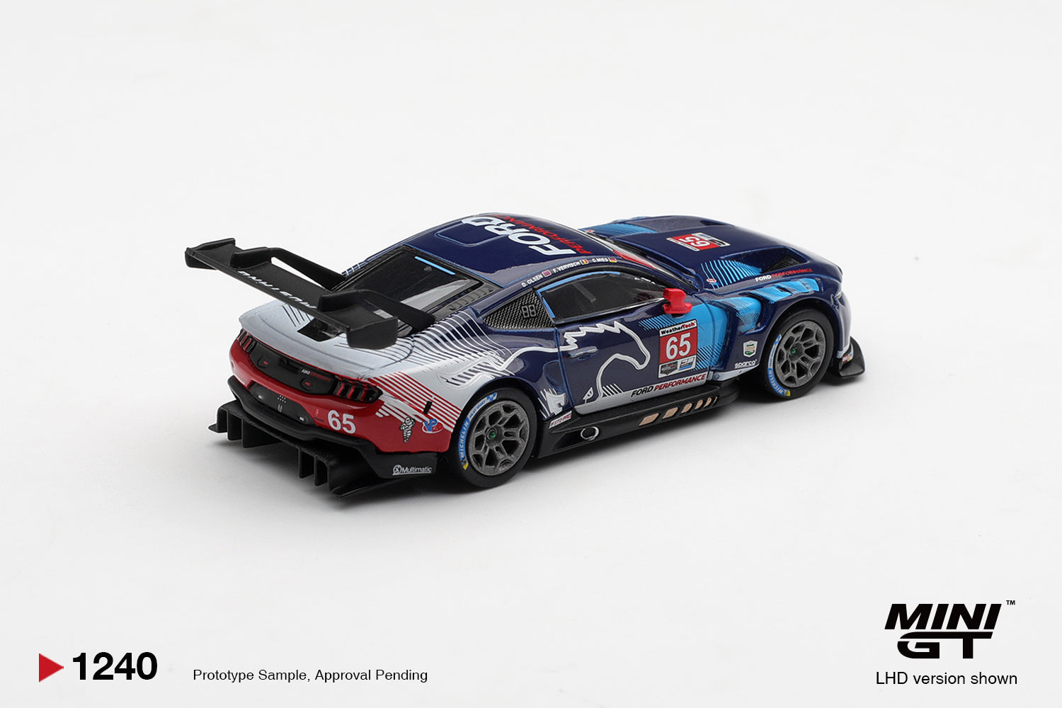 (Pre-order) Mini GT #1240 Ford Mustang GT3 #65 Ford Multimatic Motorsports Model