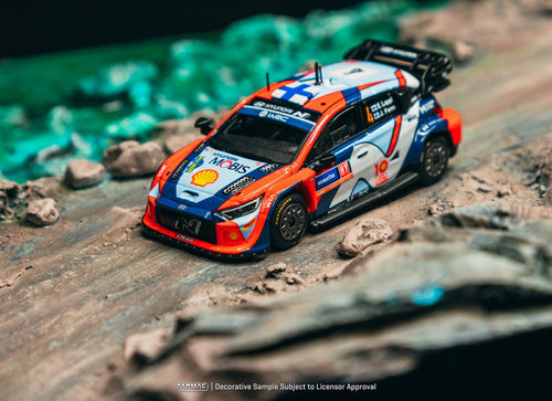 Load image into Gallery viewer, Tarmac Works 1:64 Hyundai i20 N Rally1 Hybrid Rally Sweden 2024
