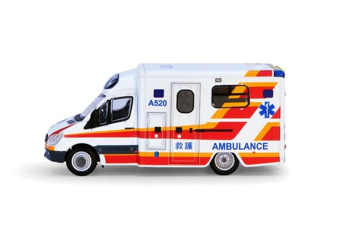 Tiny City Die-cast Model FSD08 - MERCEDES-BENZ Sprinter Ambulance (A343)