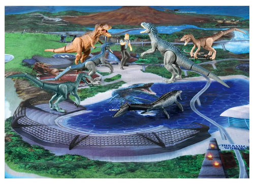 Load image into Gallery viewer, Takara Tomy Ania Jurassic World Final Battle Set Figure Set
