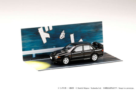 Hobby Japan 1/64 Mitsubishi Lancer RS Evolution III Initial D Kyoichi Sudo vs RT