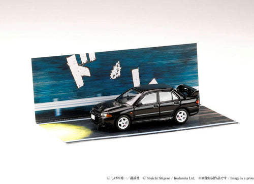 Load image into Gallery viewer, Hobby Japan 1/64 Mitsubishi Lancer RS Evolution III Initial D Kyoichi Sudo vs RT
