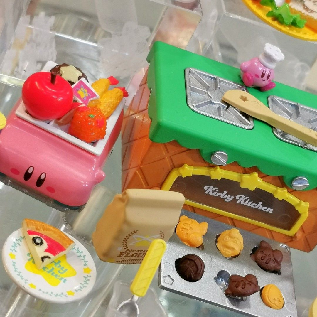 Re-Ment Kirby`s Dream Land Kirby Kitchen (Full Set of 8)