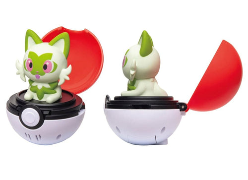 Load image into Gallery viewer, Takara Tomy Pokemon Pocket Monsters Pyokopuni Sprigatito Figure
