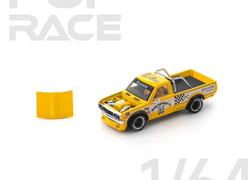 Load image into Gallery viewer, POPRACE 1/64 PANDEM DATSUN 620 - MOONEYES Diecast Model Car
