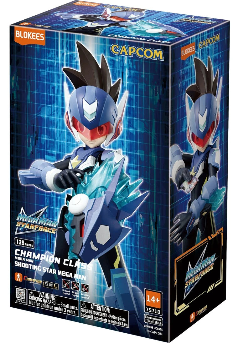 Blokees Champion Class CC01 Mega Man Star Force Shooting Star Rockman Model Kit