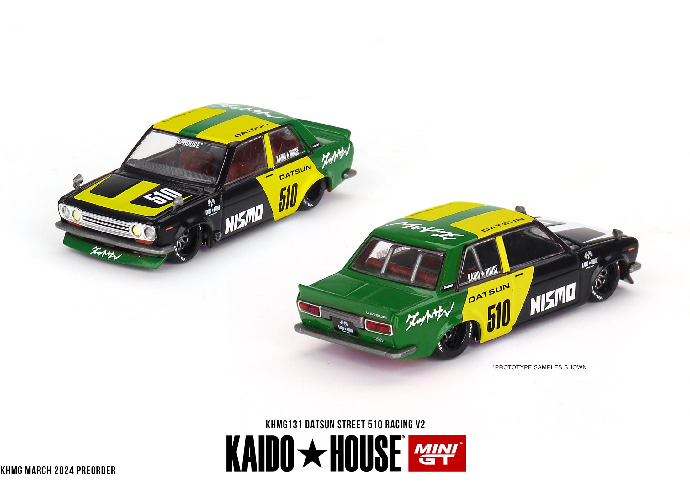 Mini GT x Kaido House 1/64 Datsun Street 510 Racing V2 #KHMG131