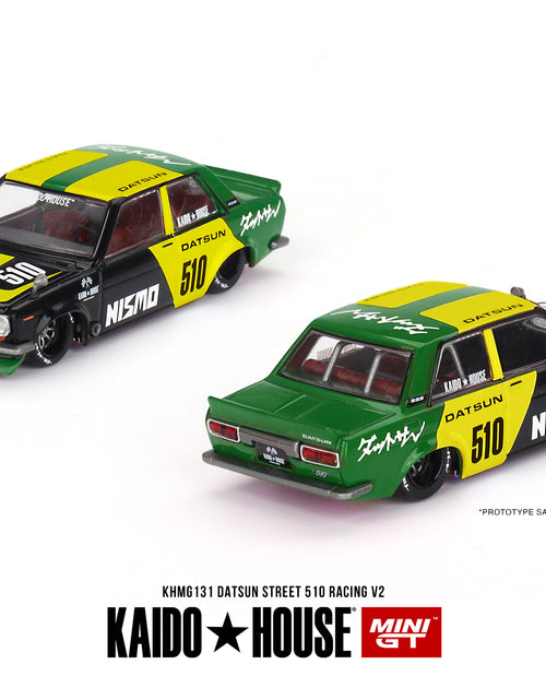 Load image into Gallery viewer, Mini GT x Kaido House 1/64 Datsun Street 510 Racing V2 #KHMG131
