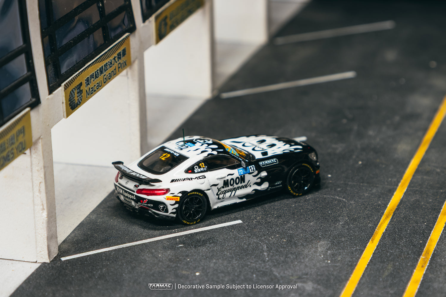 (Pre-order) Tarmac Works Mercedes-AMG GT4 Greater Bay Area GT Diecast Model Car