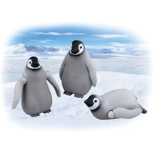 Takara Tomy ANIA Animal AS-31 Emperor Penguin Children 3X SET 3CM Figure