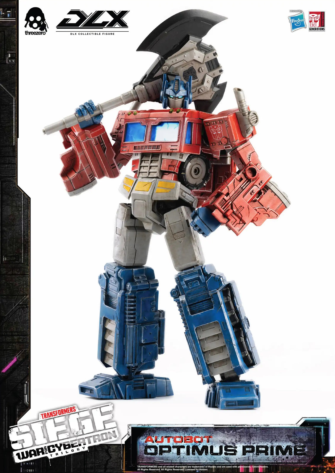 Threezero Transformers: War For Cybertron Trilogy DLX Optimus Prime