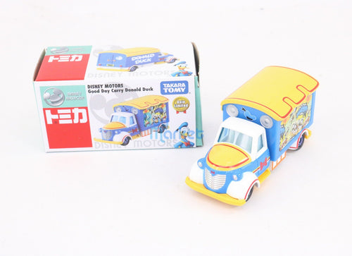Load image into Gallery viewer, Takara Tomy Disney Motors Goodday Carry Donald Duck Special Diecast toy car new
