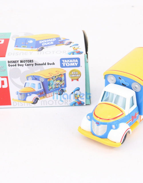Load image into Gallery viewer, Takara Tomy Disney Motors Goodday Carry Donald Duck Special Diecast toy car new
