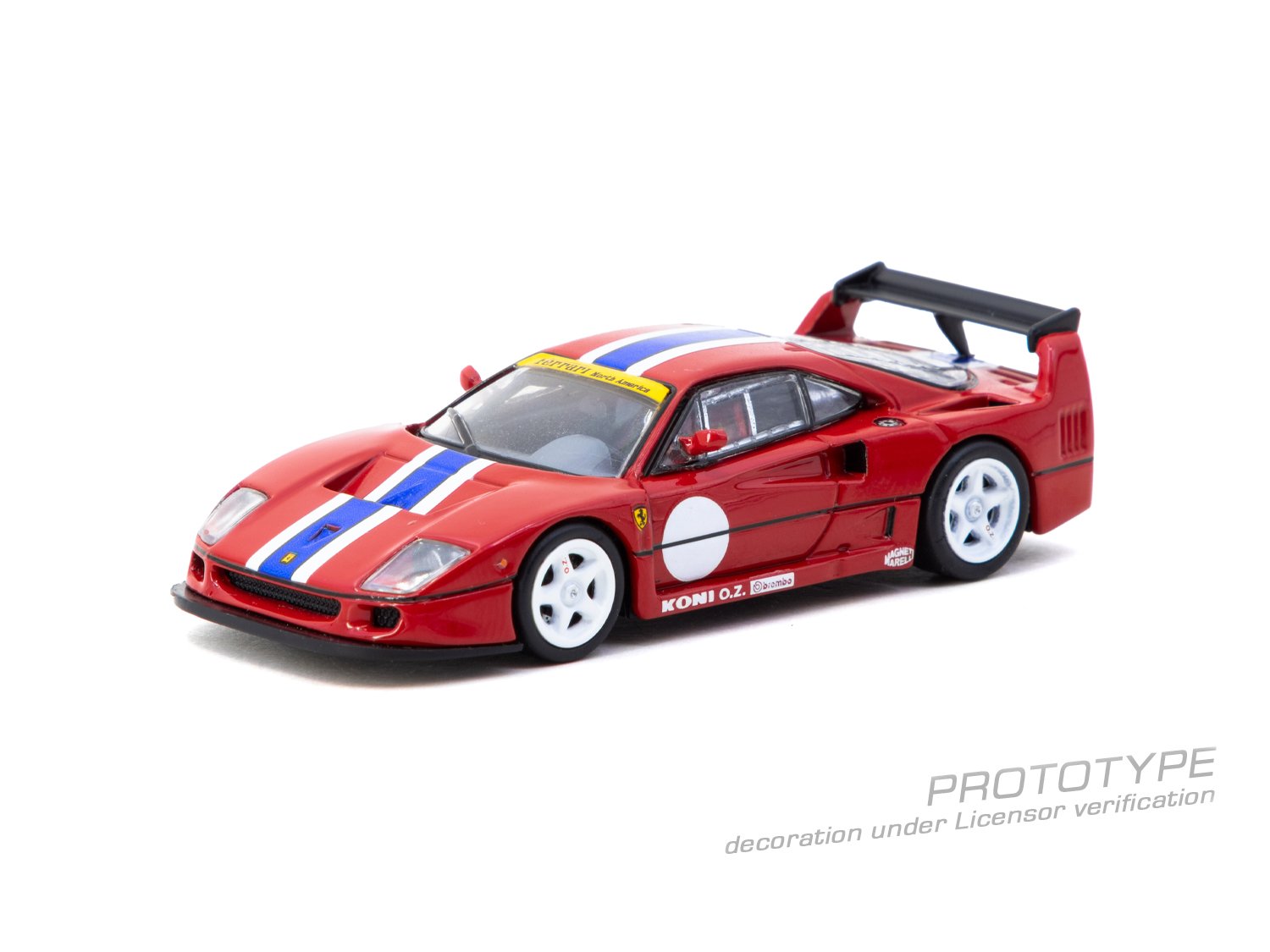 (Pre-order) Tarmac Works 1/64 Ferrari F40 LM Red Diecast Model Car HOBBY64