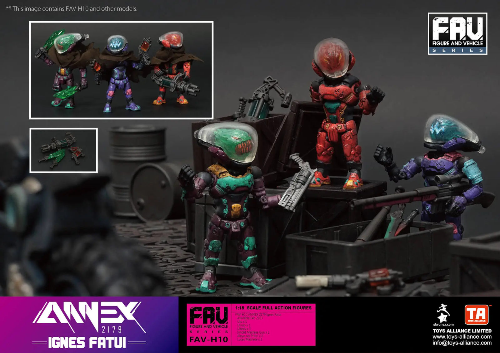 TOYS ALLIANCE x ANNEX 2179 FAV-H10 Ignes Fatui Figures