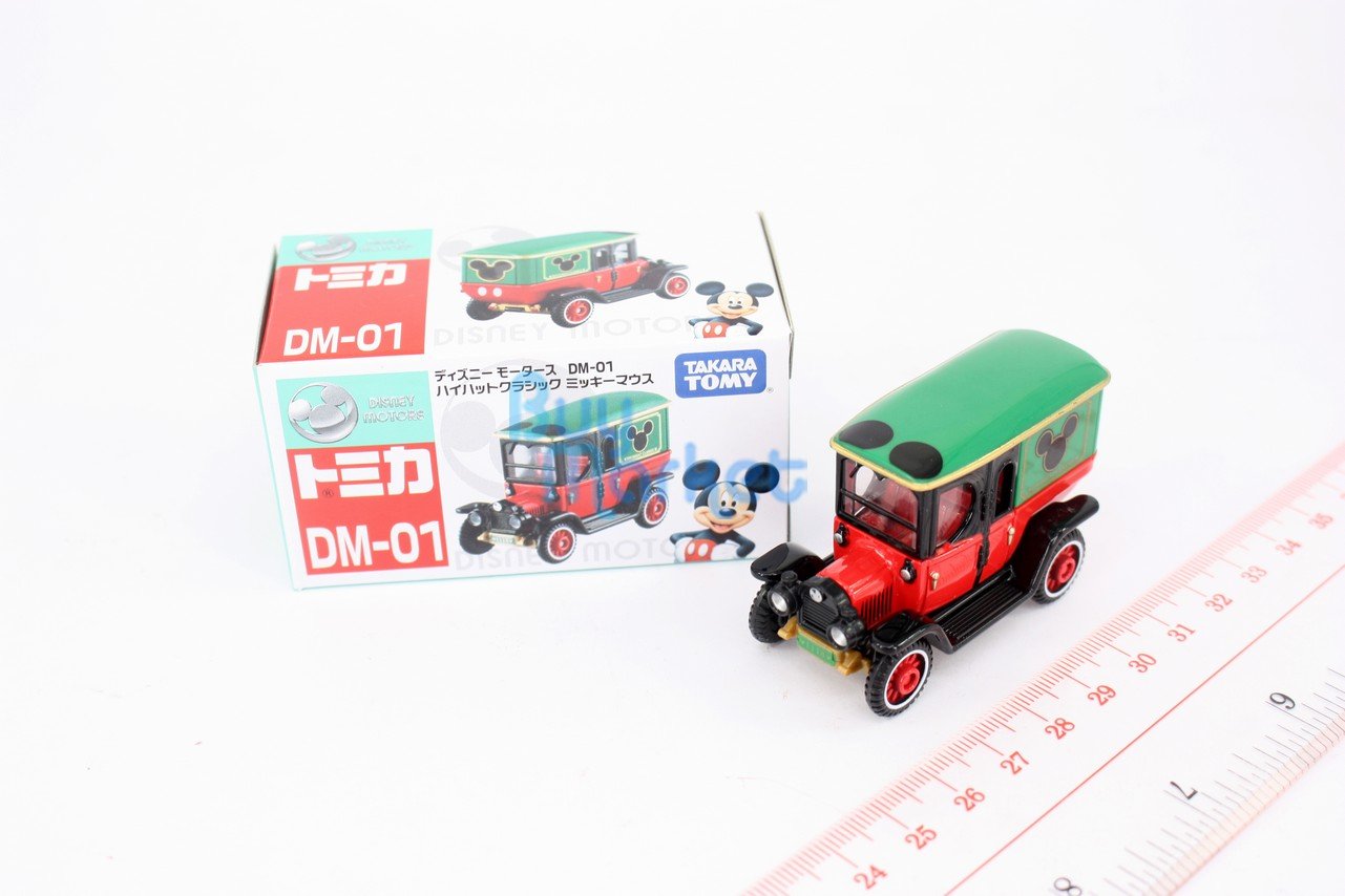 Takara Tomy Tomica Disney Motor DM-01 High Hat Classic Mickey Mouse Diecast