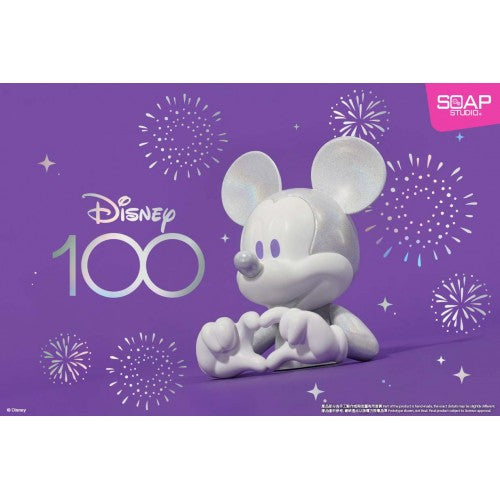 Soap Studio Disney 100th Anniversary Mickey and Minnie Heart Mini PVC Busts